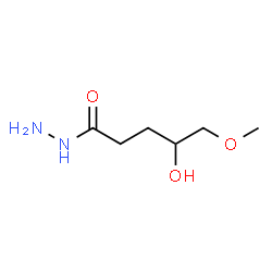 ChemSpider 2D Image | 4-Hydroxy-5-methoxypentanehydrazide | C6H14N2O3