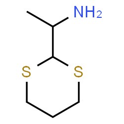 ChemSpider 2D Image | 1-(1,3-Dithian-2-yl)ethanamine | C6H13NS2