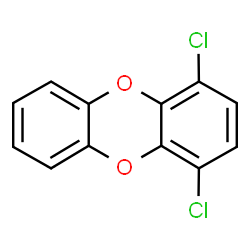 ChemSpider 2D Image | 1,4-Dichlorooxanthrene | C12H6Cl2O2