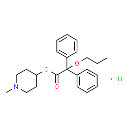 ChemSpider 2D Image | Propiverine hydrochloride | C23H30ClNO3