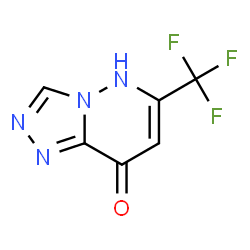ChemSpider 2D Image | 6-(Trifluoromethyl)[1,2,4]triazolo[4,3-b]pyridazin-8(5H)-one | C6H3F3N4O