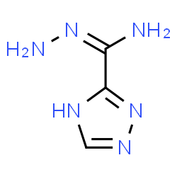ChemSpider 2D Image | 4H-1,2,4-Triazole-3-carbohydrazonamide | C3H6N6