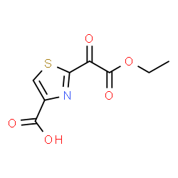 ChemSpider 2D Image | 2-[Ethoxy(oxo)acetyl]-1,3-thiazole-4-carboxylic acid | C8H7NO5S