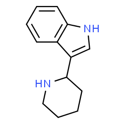 ChemSpider 2D Image | 3-Piperidin-2-yl-1h-indole | C13H16N2
