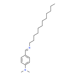 ChemSpider 2D Image | 4-[(E)-(Dodecylimino)methyl]-N,N-dimethylaniline | C21H36N2