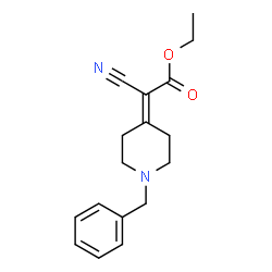 ChemSpider 2D Image | Ethyl (1-benzyl-4-piperidinylidene)(cyano)acetate | C17H20N2O2