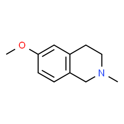 ChemSpider 2D Image | 6-Methoxy-2-methyl-1,2,3,4-tetrahydroisoquinoline | C11H15NO