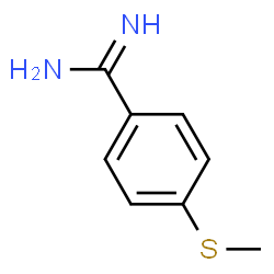 ChemSpider 2D Image | 4-(Methylsulfanyl)benzenecarboximidamide | C8H10N2S