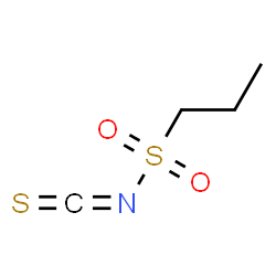 ChemSpider 2D Image | 1-Propanesulfonyl isothiocyanate | C4H7NO2S2