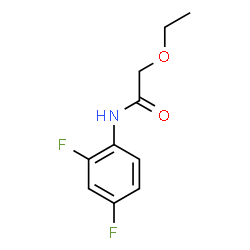 ChemSpider 2D Image | N-(2,4-Difluorophenyl)-2-ethoxyacetamide | C10H11F2NO2