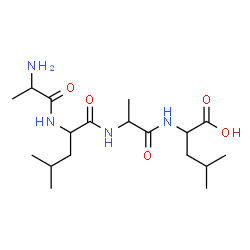 ChemSpider 2D Image | Alanylleucylalanylleucine | C18H34N4O5
