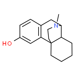 ChemSpider 2D Image | 17-Methylmorphinan-3-ol | C17H23NO