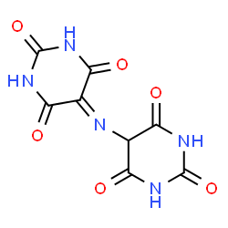 ChemSpider 2D Image | 5-[(2,4,6-Trioxohexahydro-5-pyrimidinyl)imino]-2,4,6(1H,3H,5H)-pyrimidinetrione | C8H5N5O6