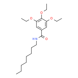 ChemSpider 2D Image | 3,4,5-Triethoxy-N-octylbenzamide | C21H35NO4