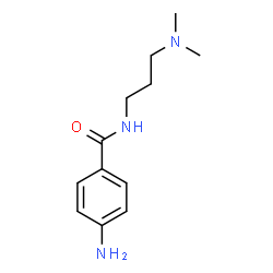 ChemSpider 2D Image | 4-Amino-N-[3-(dimethylamino)propyl]benzamide | C12H19N3O