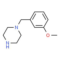 ChemSpider 2D Image | 1-(3-Methoxybenzyl)piperazine | C12H18N2O