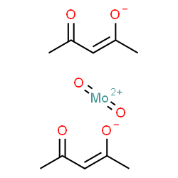 ChemSpider 2D Image | Dioxomolybdenum(2+) bis[(2Z)-4-oxo-2-penten-2-olate] | C10H14MoO6