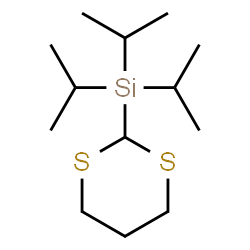 ChemSpider 2D Image | 2-(Triisopropylsilyl)-1,3-dithiane | C13H28S2Si