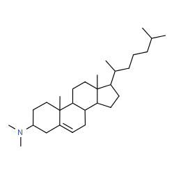 ChemSpider 2D Image | N,N-Dimethylcholest-5-en-3-amine | C29H51N