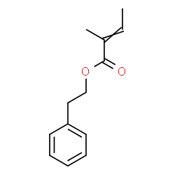 ChemSpider 2D Image | 2-Phenylethyl 2-methyl-2-butenoate | C13H16O2
