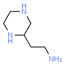 ChemSpider 2D Image | 2-(2-Piperazinyl)ethanamine | C6H15N3