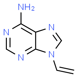 ChemSpider 2D Image | 9-Vinyl-9H-purin-6-amine | C7H7N5