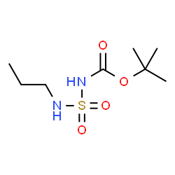ChemSpider 2D Image | tert-Butyl (N-propylsulfamoyl)carbamate | C8H18N2O4S