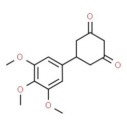 ChemSpider 2D Image | 5-(3,4,5-Trimethoxyphenyl)-1,3-cyclohexanedione | C15H18O5