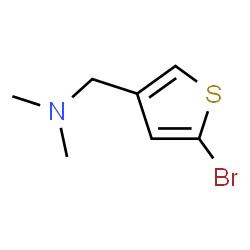 ChemSpider 2D Image | 1-(5-Bromo-3-thienyl)-N,N-dimethylmethanamine | C7H10BrNS