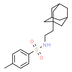 ChemSpider 2D Image | N-[2-(Adamantan-1-yl)ethyl]-4-methylbenzenesulfonamide | C19H27NO2S