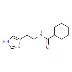 ChemSpider 2D Image | N-[2-(1H-Imidazol-4-yl)ethyl]cyclohexanecarboxamide | C12H19N3O