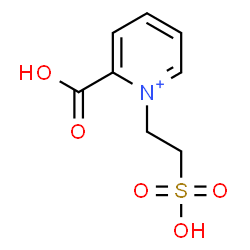 ChemSpider 2D Image | 2-Carboxy-1-(2-sulfoethyl)pyridinium | C8H10NO5S