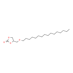 ChemSpider 2D Image | 4-[(Hexadecyloxy)methyl]-1,3-dioxolan-2-one | C20H38O4