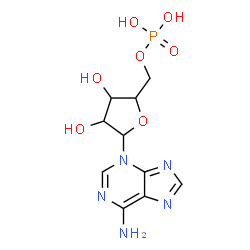 ChemSpider 2D Image | 3-(5-O-Phosphonopentofuranosyl)-3H-purin-6-amine | C10H14N5O7P