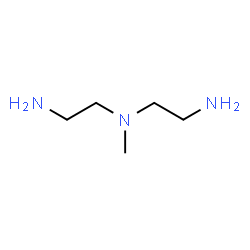 ChemSpider 2D Image | N'-methyl-2,2'-diaminodiethylamine | C5H15N3