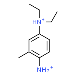 ChemSpider 2D Image | N~4~,N~4~-Diethyl-2-methyl-1,4-benzenediaminium | C11H20N2