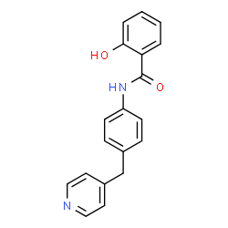 ChemSpider 2D Image | 2-Hydroxy-N-[4-(4-pyridinylmethyl)phenyl]benzamide | C19H16N2O2