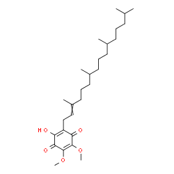 ChemSpider 2D Image | 2-Hydroxy-5,6-dimethoxy-3-(3,7,11,15-tetramethyl-2-hexadecen-1-yl)-1,4-benzoquinone | C28H46O5