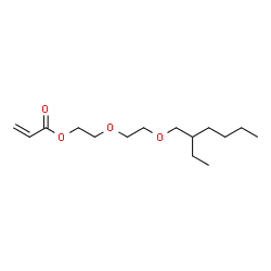 ChemSpider 2D Image | 2-{2-[(2-Ethylhexyl)oxy]ethoxy}ethyl acrylate | C15H28O4