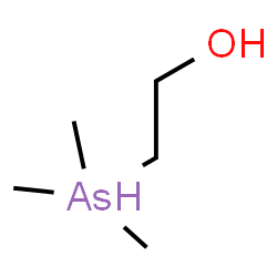 ChemSpider 2D Image | 2-(Trimethylarsoranyl)ethanol | C5H15AsO