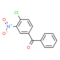 ChemSpider 2D Image | 4-Chloro-3-nitrobenzophenone | C13H8ClNO3