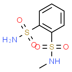 ChemSpider 2D Image | N-Methyl-1,2-benzenedisulfonamide | C7H10N2O4S2