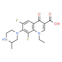 ChemSpider 2D Image | Lomefloxacin | C17H19F2N3O3