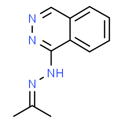 ChemSpider 2D Image | 1-(2-Isopropylidenehydrazino)phthalazine | C11H12N4