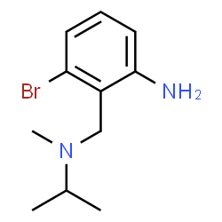 ChemSpider 2D Image | 3-Bromo-2-{[isopropyl(methyl)amino]methyl}aniline | C11H17BrN2