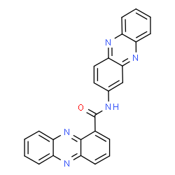 ChemSpider 2D Image | N-(2-Phenazinyl)-1-phenazinecarboxamide | C25H15N5O