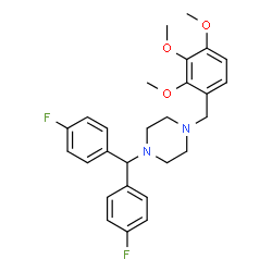 ChemSpider 2D Image | Lomerizine | C27H30F2N2O3