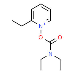 ChemSpider 2D Image | 1-[(Diethylcarbamoyl)oxy]-2-ethylpyridinium | C12H19N2O2