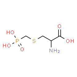 ChemSpider 2D Image | S-(Phosphonomethyl)cysteine | C4H10NO5PS