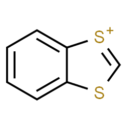 ChemSpider 2D Image | 1,3-Benzodithiol-1-ium | C7H5S2